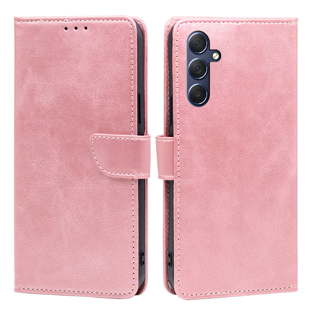 For Samsung Galaxy M54 F54 5G Calf Texture Wallet Phone Case PU Leather Stand Cover For Samsung Galaxy M54 F54 5G Calf Texture Wallet Phone Case PU Leather Stand Cover